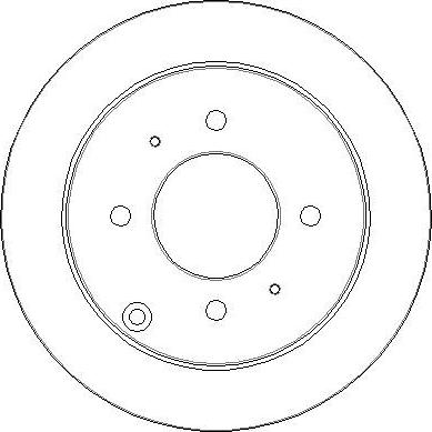 First Line BBD4337 - Brake Disc autospares.lv