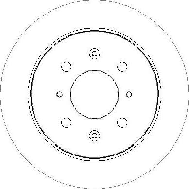 National NBD1507 - Brake Disc autospares.lv