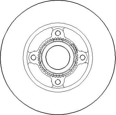 National NBD1515 - Brake Disc autospares.lv