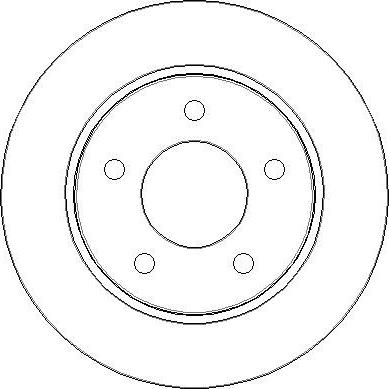 National NBD1512 - Brake Disc autospares.lv