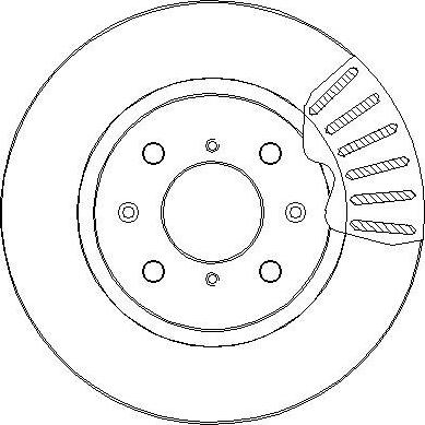 National NBD1586 - Brake Disc autospares.lv