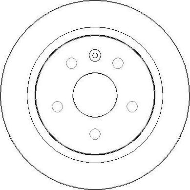 NATIONAL NBD1580 - Brake Disc autospares.lv