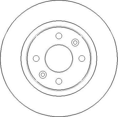 National NBD1534 - Brake Disc autospares.lv