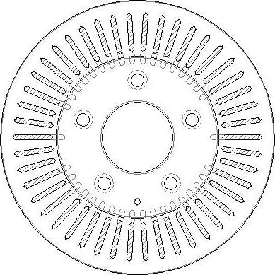 National NBD1522 - Brake Disc autospares.lv