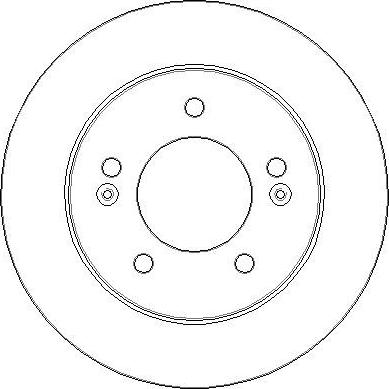 NATIONAL NBD1694 - Brake Disc autospares.lv