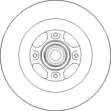 CAR DF 4414 - Brake Disc autospares.lv