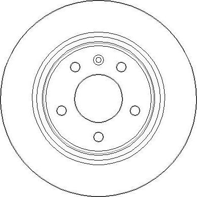 National NBD1654 - Brake Disc autospares.lv