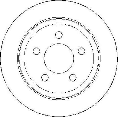 NATIONAL NBD1650 - Brake Disc autospares.lv