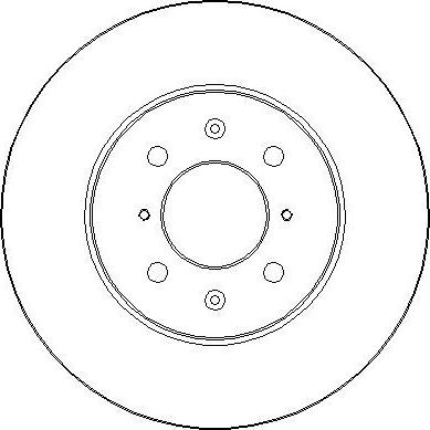 National NBD1615 - Brake Disc autospares.lv