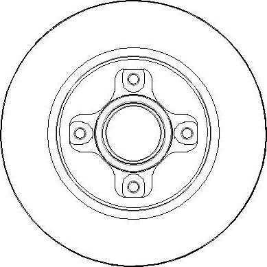 National NBD1611 - Brake Disc autospares.lv