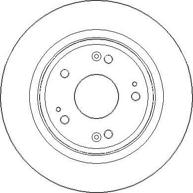 Akebono BN-0670 - Brake Disc autospares.lv