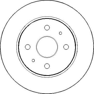 National NBD1680 - Brake Disc autospares.lv