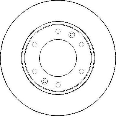 National NBD1688 - Brake Disc autospares.lv