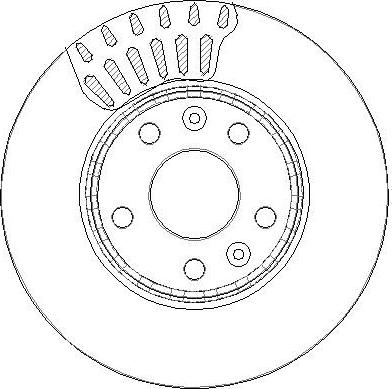 National NBD1638 - Brake Disc autospares.lv