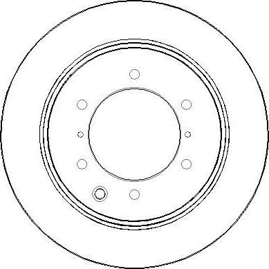 National NBD1632 - Brake Disc autospares.lv