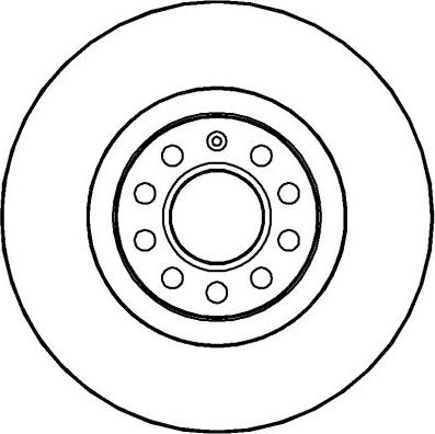 National NBD1096 - Brake Disc autospares.lv