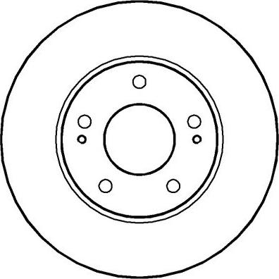 National NBD1044 - Brake Disc autospares.lv