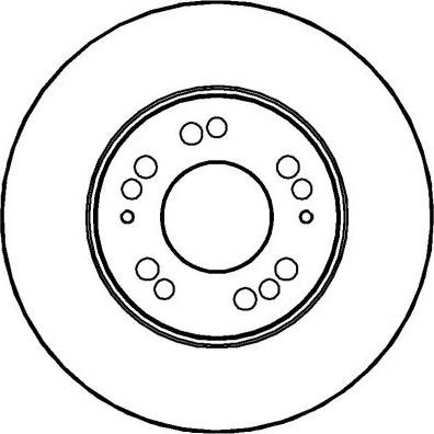 National NBD1057 - Brake Disc autospares.lv