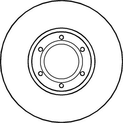 NATIONAL NBD1001 - Brake Disc autospares.lv