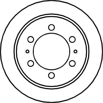 National NBD1016 - Brake Disc autospares.lv