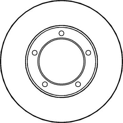 NATIONAL NBD1011 - Brake Disc autospares.lv