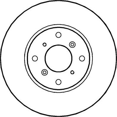 National NBD1039 - Brake Disc autospares.lv