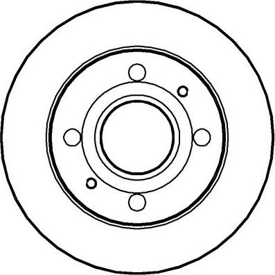 NATIONAL NBD1038 - Brake Disc autospares.lv