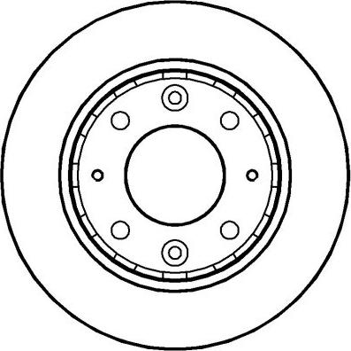 National NBD1021 - Brake Disc autospares.lv