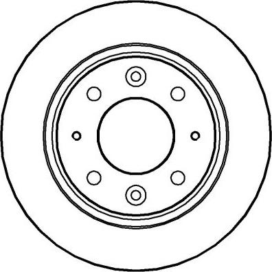 NATIONAL NBD1022 - Brake Disc autospares.lv