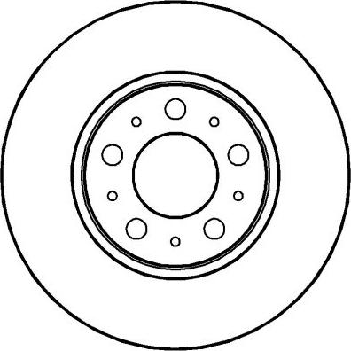 National NBD1071 - Brake Disc autospares.lv