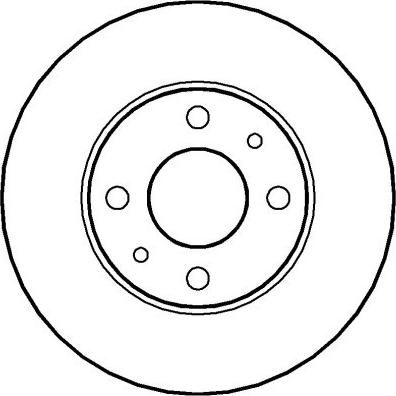 National NBD119 - Brake Disc autospares.lv