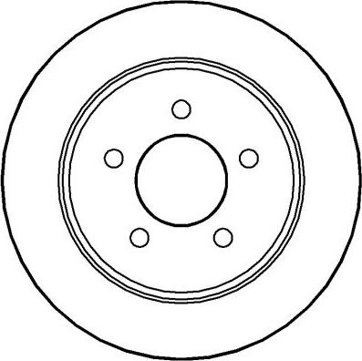 NATIONAL NBD1155 - Brake Disc autospares.lv