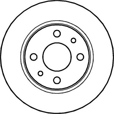 National NBD1158 - Brake Disc autospares.lv