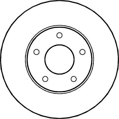 National NBD1164 - Brake Disc autospares.lv