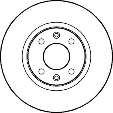 NATIONAL NBD116 - Brake Disc autospares.lv