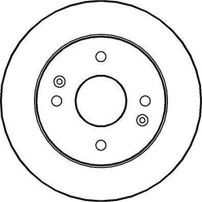 National NBD1109 - Brake Disc autospares.lv