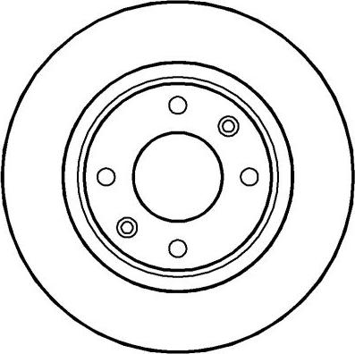 National NBD1118 - Brake Disc autospares.lv