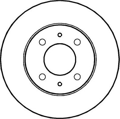 Alpha Brakes HTP-HY-508 - Brake Disc autospares.lv