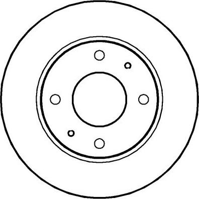 NATIONAL NBD1139 - Brake Disc autospares.lv