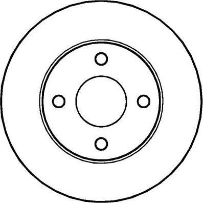 National NBD1135 - Brake Disc autospares.lv