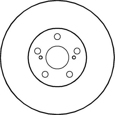 National NBD1124 - Brake Disc autospares.lv