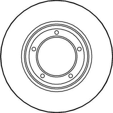 National NBD112 - Brake Disc autospares.lv