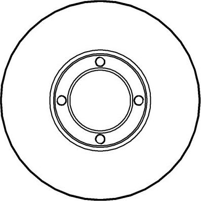 National NBD117 - Brake Disc autospares.lv