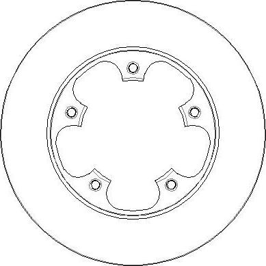 National NBD1847 - Brake Disc autospares.lv