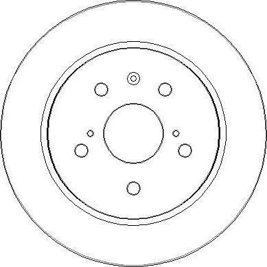 National NBD1860 - Brake Disc autospares.lv