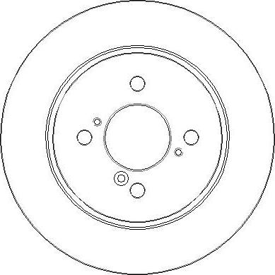 National NBD1806 - Brake Disc autospares.lv