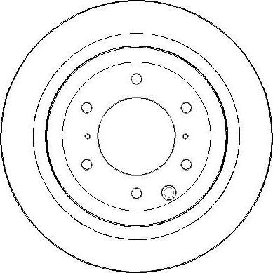 National NBD1801 - Brake Disc autospares.lv