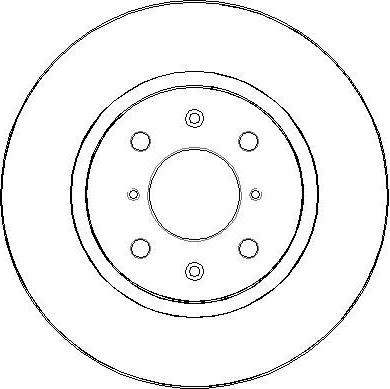 National NBD1802 - Brake Disc autospares.lv