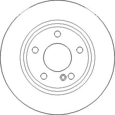 DJ Parts BD2872 - Brake Disc autospares.lv