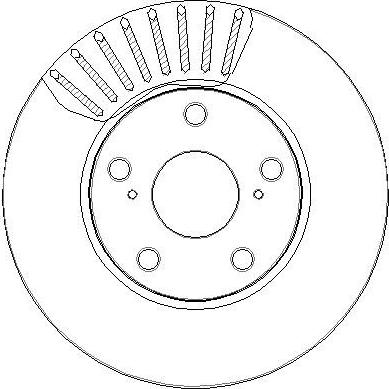 DON PCD13052 - Brake Disc autospares.lv